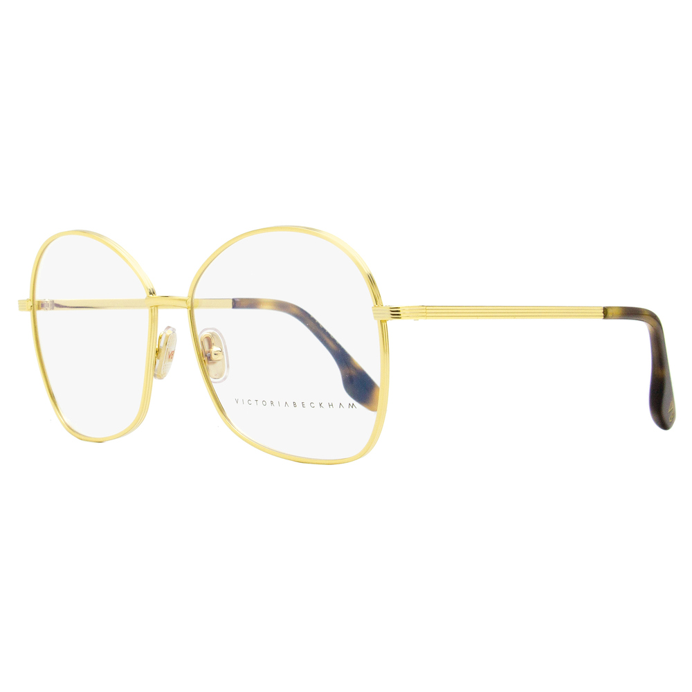 Victoria Beckham Angular Eyeglasses VB220 714 Gold 58mm 220